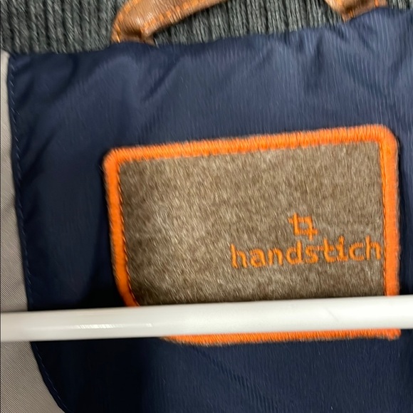 Handstich Men's Navy Blue Puffer Jacket - Picture 3 of 9